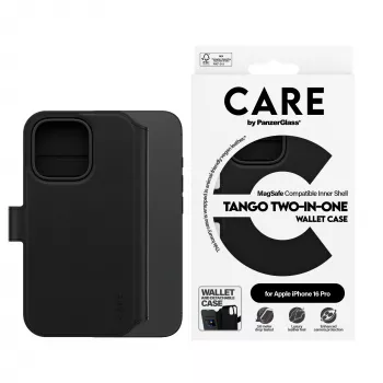 PanzerGlass CARE™ by ® Tango 2-in-1 Wallet Case w. MagSafe iPhone 16 Pro