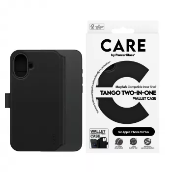 PanzerGlass CARE™ by ® Tango 2-in-1 Wallet Case w. MagSafe iPhone 16 Plus
