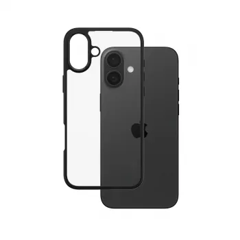 PanzerGlass CARE™ by ® Urban Combat Case durchsichtig mit schwarzem Rahmen iPhone 16 Plus