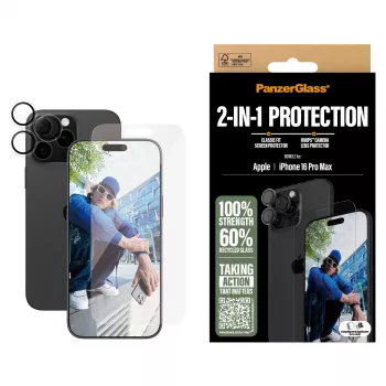 PanzerGlass 2-in-1 Bundle iPhone 16 Pro Max B2876+1286