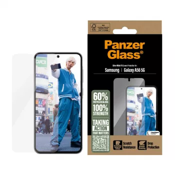 PanzerGlass® Displayschutz Samsung Galaxy A56 5G | Ultra-Wide Fit mit EasyAligner