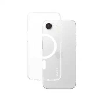 Cover PanzerGlass CARE by Flagship Hülle Transparent Urban Combat White Qi Kompatibel iPhone 16e