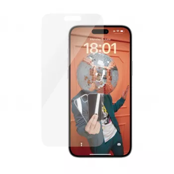PanzerGlass® Displayschutzfolie iPhone 15 Plus | Classic Fit, Apple, Apple - iPhone 15 Plus, Trockene Anbringung, Kratzfest, Stoßfest, Transparent, 1 Stück