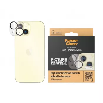 PanzerGlass ® PicturePerfect Kamera-Linsenschutz iPhone 15 | 15 Plus