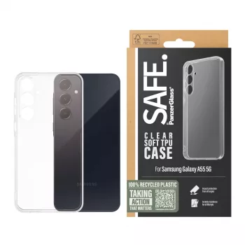 PanzerGlass SAFE. by ® TPU-Hülle Samsung Galaxy A55 5G | Transparent