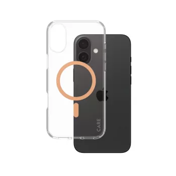 PanzerGlass CARE™ by ® Urban Combat Hülle transparent mit Peachy MagSafe iPhone 16 Plus