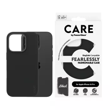 PanzerGlass CARE™ by ® Case Schwarz mit MagSafe iPhone 16 Pro