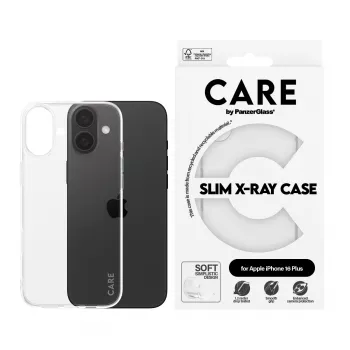 PanzerGlass CARE™ by ® X-Ray Hülle iPhone 16 Plus, Cover, Apple, Apple - iPhone 16 Plus, Transparent