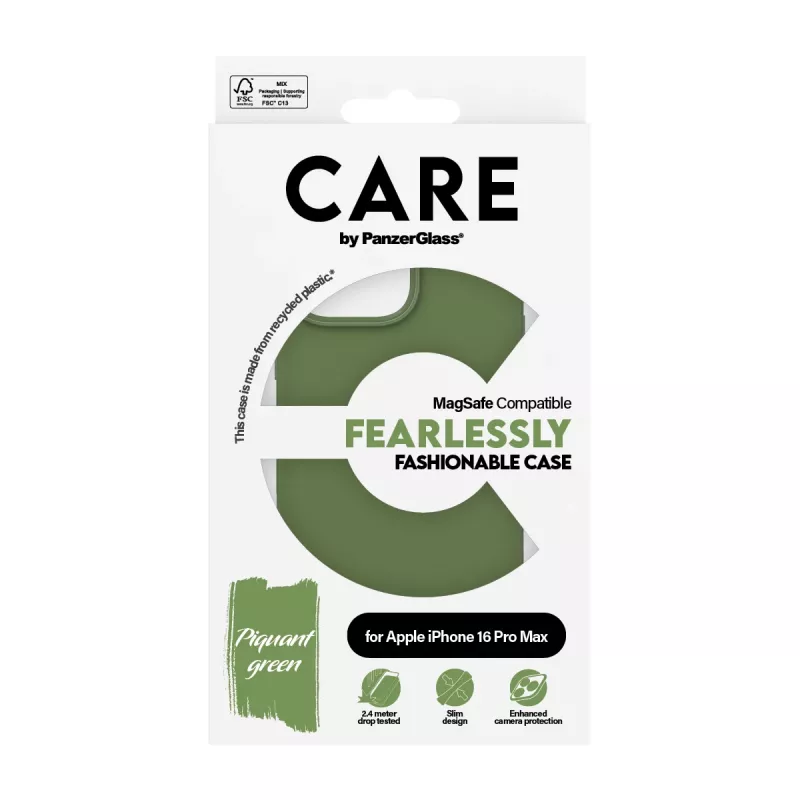 PanzerGlass CARE™ by ® Case Grün w. MagSafe iPhone 16 Pro Max