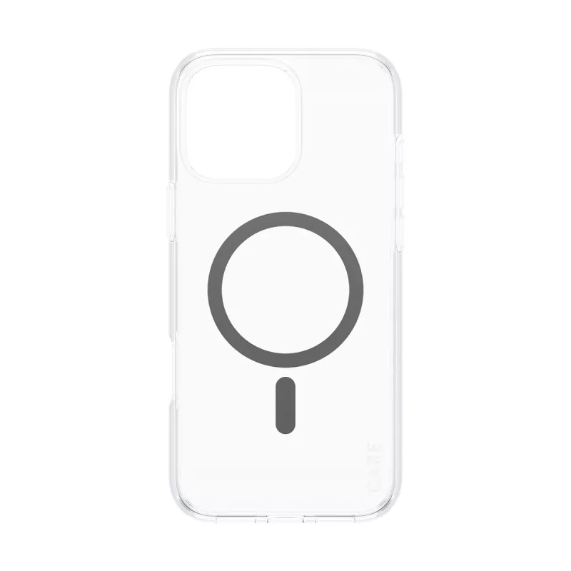 PanzerGlass CARE™ by ® Urban Combat Hülle transparent mit schwarzem MagSafe iPhone 16 Pro Max