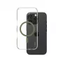 PanzerGlass CARE™ by ® Urban Combat Hülle transparent mit grünem MagSafe iPhone 16 Pro