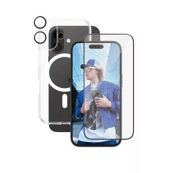 PanzerGlass ® | CARE by ® Flagship 3-in-1 Bundle iPhone 16