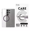 PanzerGlass CARE™ by ® Urban Combat Hülle transparent mit Pflaumen-Lila Qi-kompatibel Samsung Galaxy S25 Ultra