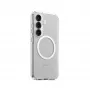 Cover PanzerGlass CARE by Flagship Hülle Transparent Urban Combat White Qi Kompatibel Samsung Galaxy S25