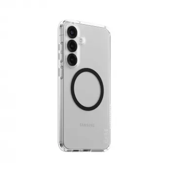 PanzerGlass CARE™ by ® Urban Combat Hülle transparent mit schwarz Qi-kompatibel Samsung Galaxy S25+