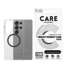 PanzerGlass CARE™ by ® Urban Combat Hülle, transparent, mit schwarzem Qi, kompatibel, Samsung Galaxy S25 Ultra