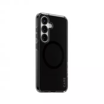 PanzerGlass CARE™ by ® Urban Combat Case Smokey w. Schwarz Qi Kompatibel Samsung Galaxy S25