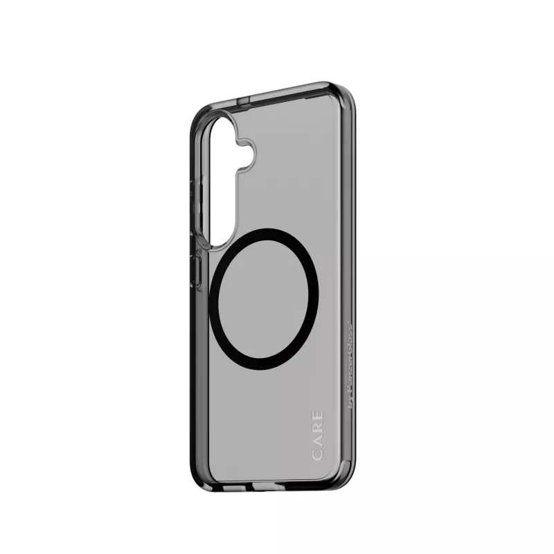 PanzerGlass CARE™ by ® Urban Combat Case Smokey w. Schwarz Qi Kompatibel Samsung Galaxy S25