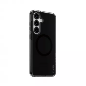 PanzerGlass CARE™ by ® Urban Combat Case Smokey w. Schwarz Qi Kompatibel Samsung Galaxy S25+
