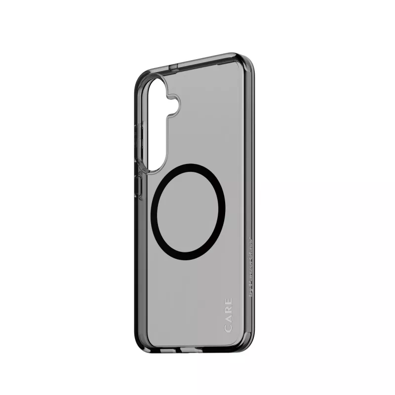 PanzerGlass CARE™ by ® Urban Combat Case Smokey w. Schwarz Qi Kompatibel Samsung Galaxy S25+