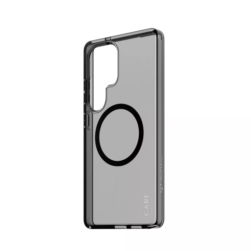 PanzerGlass CARE™ by ® Urban Combat Case Smokey w. Schwarz Qi Kompatibel Samsung Galaxy S25 Ultra
