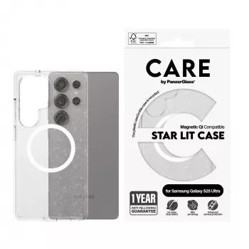 PanzerGlass CARE™ by ® Urban Combat Case Star Lit w. White Qi Kompatibel Samsung Galaxy S25 Ultra