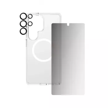 PanzerGlass CARE by ® Flagship 3-in-1 Privacy Bundle Samsung Galaxy S25 Ultra Kratzfest Stoßfest