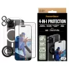 PanzerGlass ® 4-in-1 Schutzpaket iPhone 16 Pro Max, Apple, Apple - iPhone 16 Pro Max, Trockene Anwendung, Kratzfest, Stoßfest, Transparent, 1 Stück