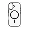 PanzerGlass ® HardCase Transparent mit schwarzem MagSafe-Rahmen für iPhone 16