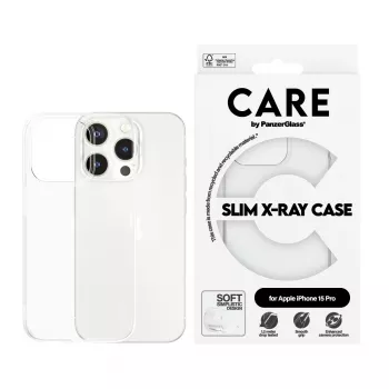 PanzerGlass CARE™ by ® X-Ray Hülle iPhone 15 Pro, Cover, Apple, Apple - iPhone 15 Pro, Transparent