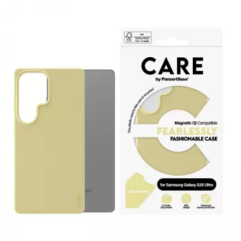 PanzerGlass CARE™ by ® Case Chardonnay mit Qi-kompatibel Samsung Galaxy S25 Ultra