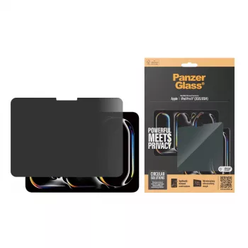 PanzerGlass ® Privacy Blickschutzfolie ® iPad Pro 11'' (2024-2025) | Ultra-Wide Fit