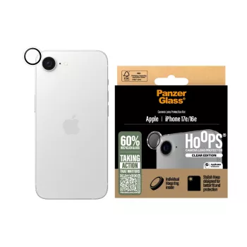 PanzerGlass ® Hoops® Kameralinsenschutz Transparent iPhone 17e | 16e