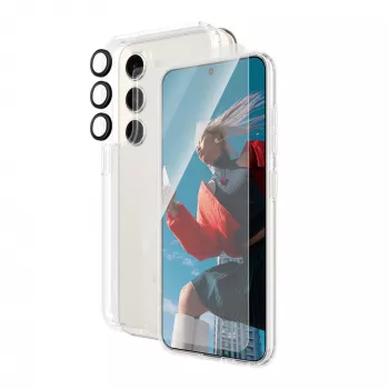 PanzerGlass ® 3-in-1 Bundle Samsung Galaxy S24 | Ultra-Wide Fit mit EasyAligner