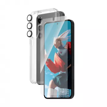 PanzerGlass ® 3-in-1 Bundle Samsung Galaxy S24 | Ultra-Wide Fit mit EasyAligner