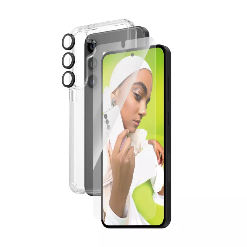 PanzerGlass ® 3-in-1-Bundle Samsung Galaxy S24+ | Ultra-Wide Fit mit EasyAligner