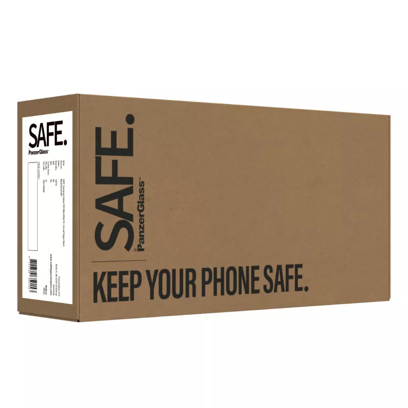 PanzerGlass SAFE. by ® Displayschutzfolie mit schwarzem Rahmen Samsung Galaxy S20 5G | Ultra-Weitwinkel-Passform | BULK