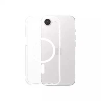 PanzerGlass CARE™ by ® Samba Case Transparent w. White Qi Kompatibel iPhone 17e | 16e