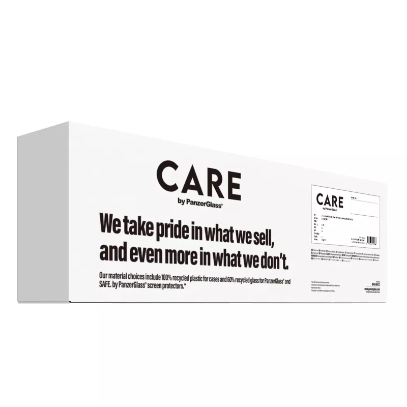 PanzerGlass CARE™ by ® Samba Case Transparent w. White Qi Kompatibel iPhone 17e | 16e