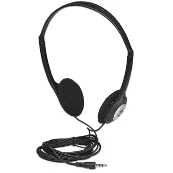 Kopfhörer MANHATTAN Stereo 3.5mm schwarz