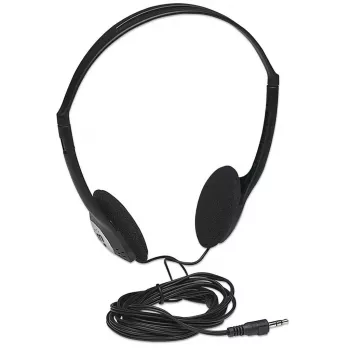 Kopfhörer MANHATTAN Stereo 3.5mm schwarz