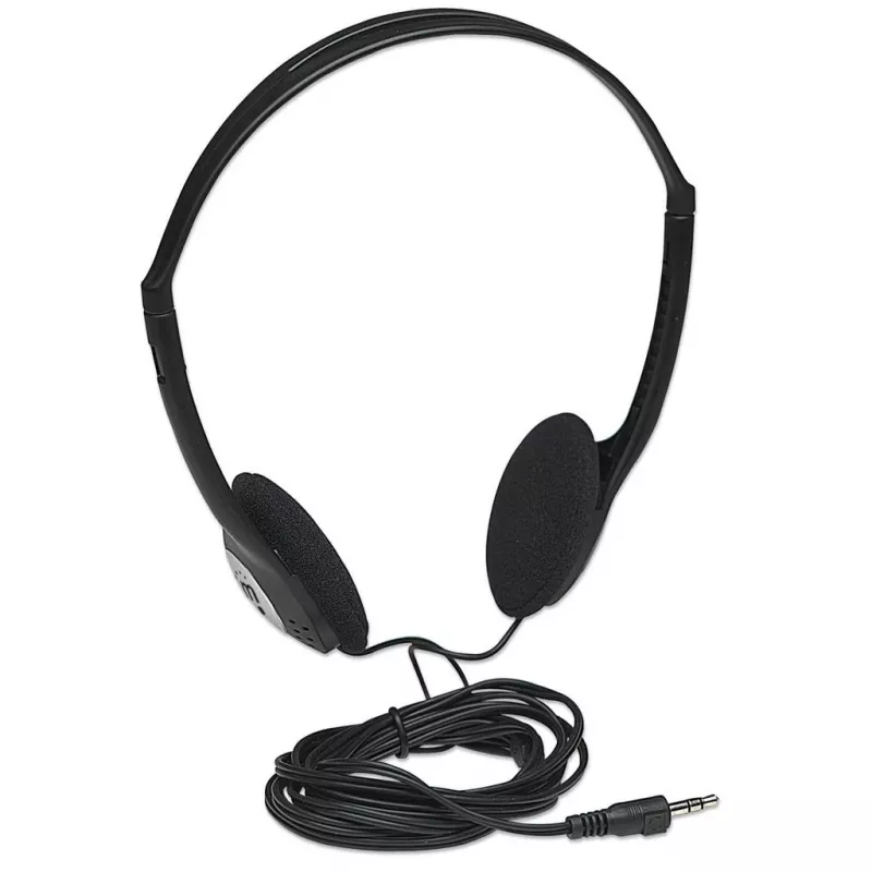 Kopfhörer MANHATTAN Stereo 3.5mm schwarz