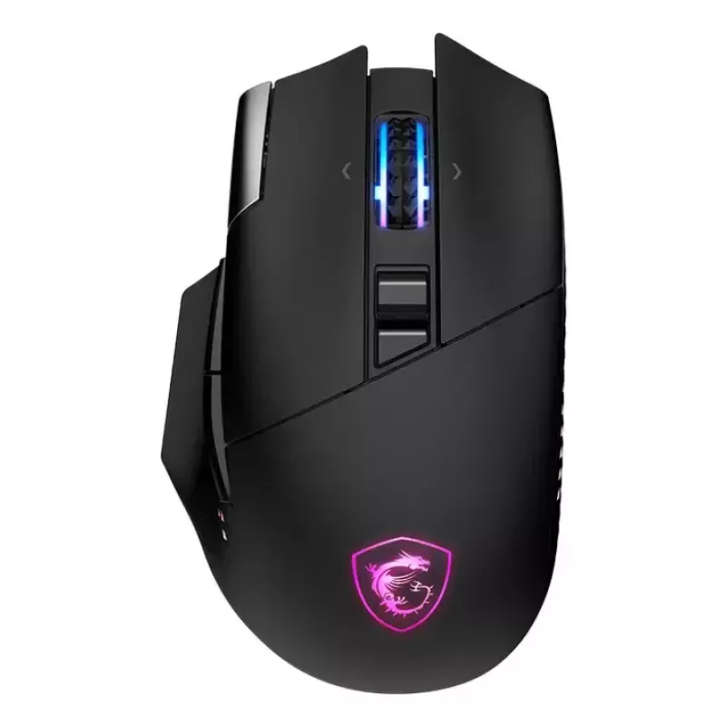 MSI S12-4301370-CLA Maus Gaming Rechtshänder RF Wireless + Bluetooth + USB Typ-A Optisch 26000 DPI