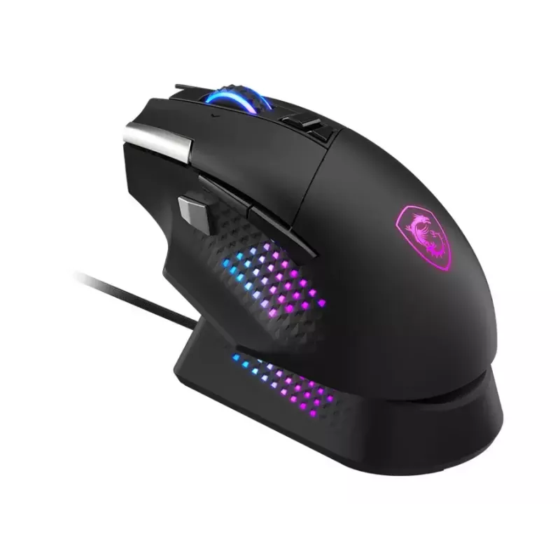 MSI S12-4301370-CLA Maus Gaming Rechtshänder RF Wireless + Bluetooth + USB Typ-A Optisch 26000 DPI