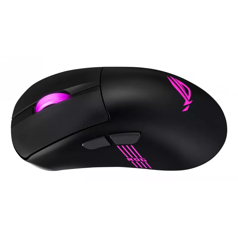 ASUS ROG Keris II Origin BLK Maus Gaming Rechtshänder RF Wireless + Bluetooth + USB Typ-A Optisch 42000 DPI