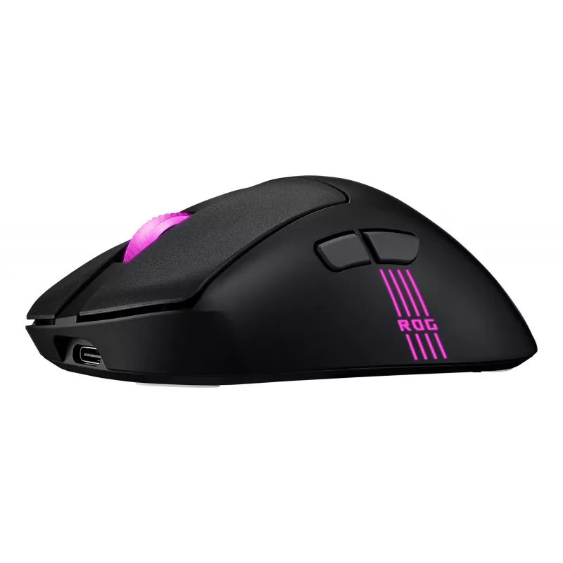 ASUS ROG Keris II Origin BLK Maus Gaming Rechtshänder RF Wireless + Bluetooth + USB Typ-A Optisch 42000 DPI