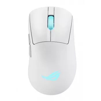 ASUS ROG Keris II Origin WHT Maus Gaming Rechtshänder RF Wireless + Bluetooth + USB Typ-A Optisch 42000 DPI