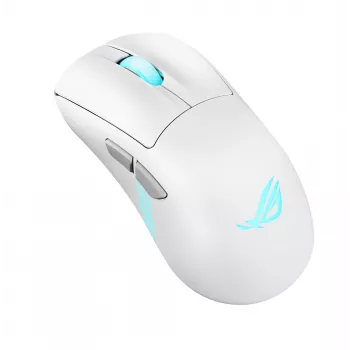 ASUS ROG Keris II Origin WHT Maus Gaming Rechtshänder RF Wireless + Bluetooth + USB Typ-A Optisch 42000 DPI