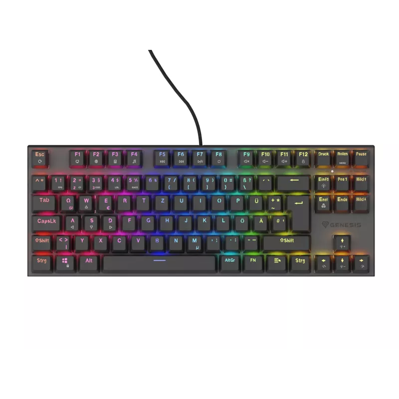 GENESIS NKG-1886 Tastatur Gaming USB QWERTZ Deutsch Schwarz