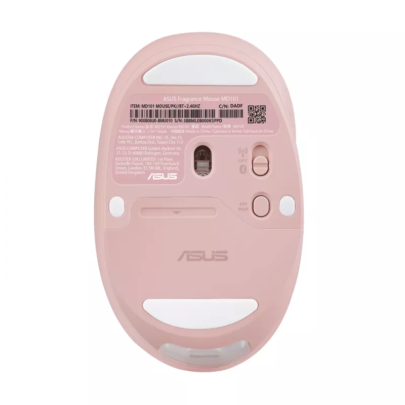 ASUS Fragrance MD101 Maus Home Beidhändig RF Wireless + Bluetooth Optisch 2400 DPI